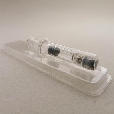 Envasado en ampollas para dispositivos médicos PET PVC Clamshell para jeringa de 1,0 ml Tipo de proceso