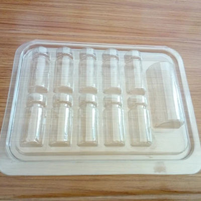 Envasador de plástico médico versátil para envases de ampollas blancas desechables