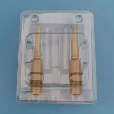 Envasador de plástico médico versátil para envases de ampollas blancas desechables