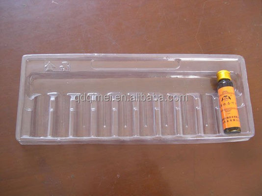 2 ml bandeja de plástico para el embalaje del vial solución profesional y práctica
