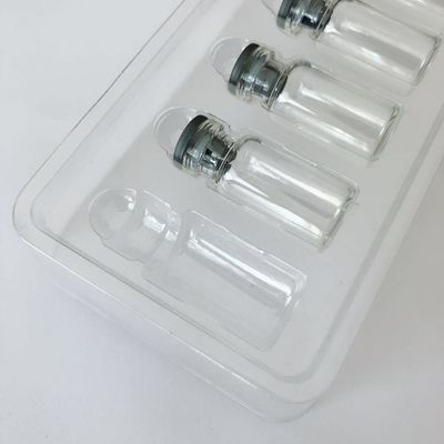 Envases médicos de plástico de OEM/ODM bandeja de inserción para 2 ml Vial de 0,5 mm de espesor