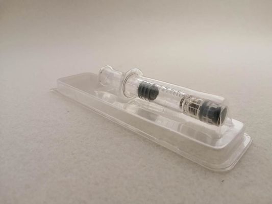 Envasado en ampollas para dispositivos médicos PET PVC Clamshell para jeringa de 1,0 ml Tipo de proceso