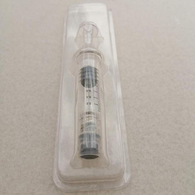 Envasado en ampollas para dispositivos médicos PET PVC Clamshell para jeringa de 1,0 ml Tipo de proceso
